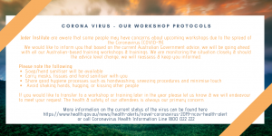 Corona Virus Workshop Protocols
