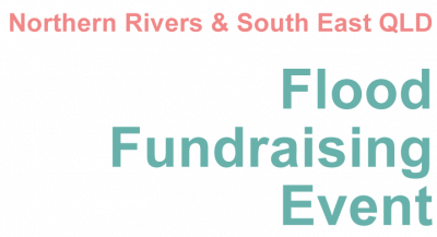 Flood Fundraising Banner text